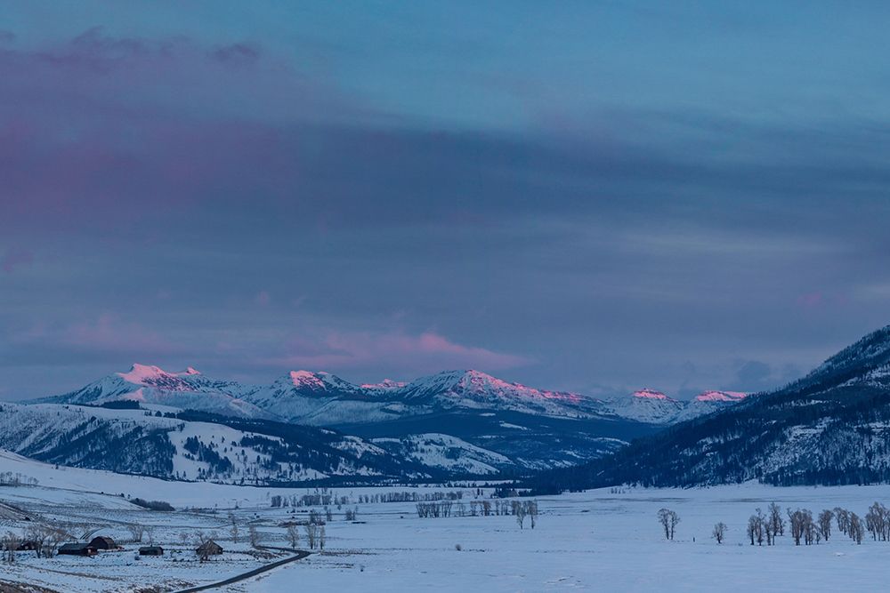Alpenglow, Lamar Valley, Yellowstone National Park art print by Neal Herbert for $57.95 CAD