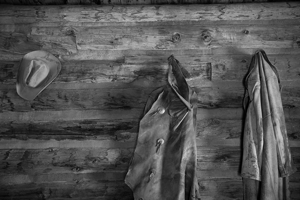 Coats and a cowboy hat Cody, Wyoming art print by The Yellowstone Collection for $57.95 CAD