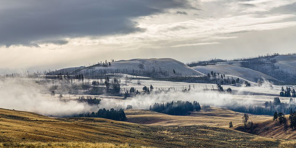 Dusting of Snow, Blacktail Deer Plateau, Yellowstone National Park art print by The Yellowstone Collection for $57.95 CAD