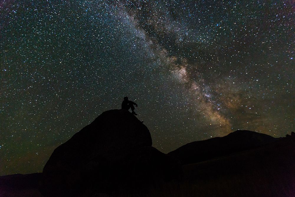 Milky Way, Mammoth Hot Springs, Yellowstone National Park art print by The Yellowstone Collection for $57.95 CAD