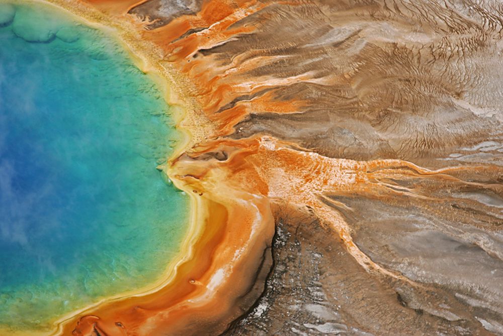 Grand Prismatic Spring, Yellowstone National Park art print by Jim Peaco for $57.95 CAD