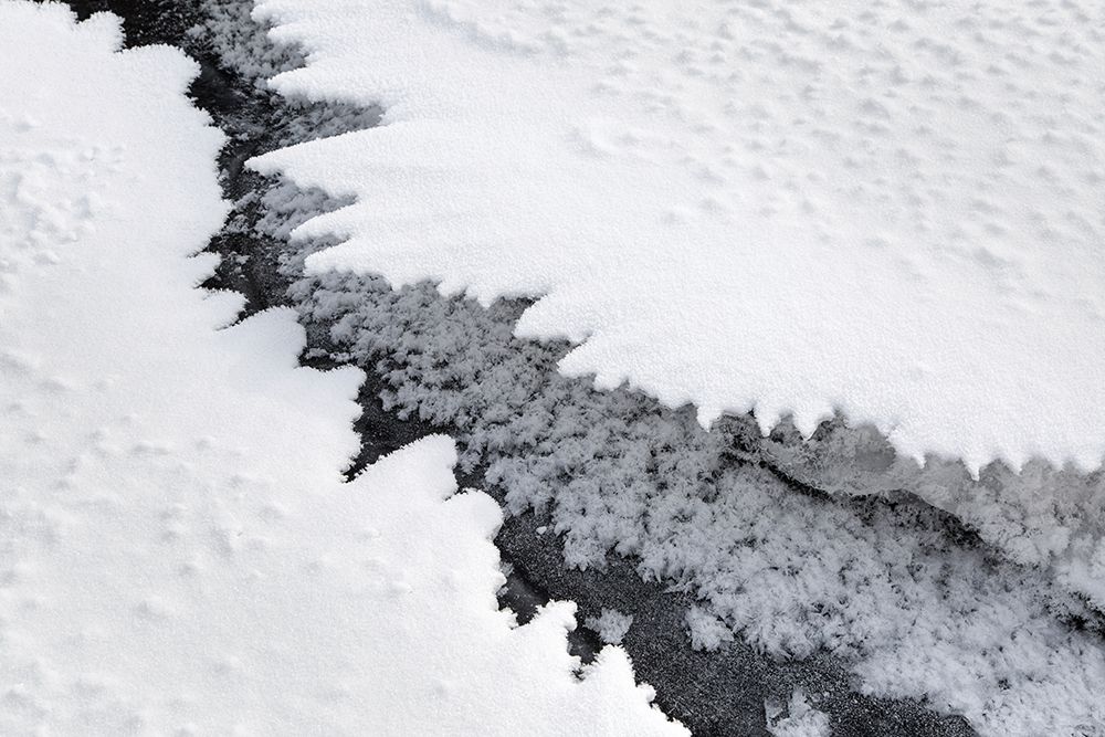 Ice formations along Slough Creek, Yellowstone National Park art print by The Yellowstone Collection for $57.95 CAD