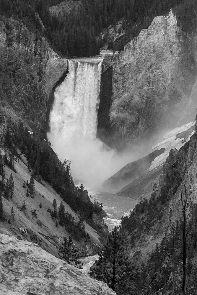 Lower Falls from Artist Point, Yellowstone National Park art print by Jacob W. Frank for $57.95 CAD