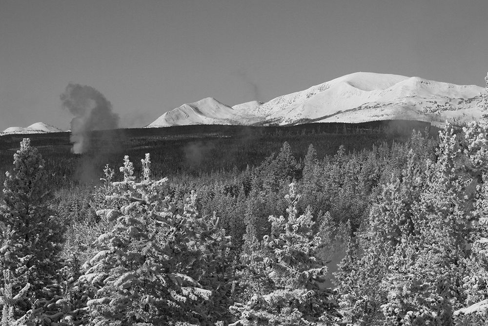 Mount Holmes and Thermal Feature, Yellowstone National Park art print by The Yellowstone Collection for $57.95 CAD
