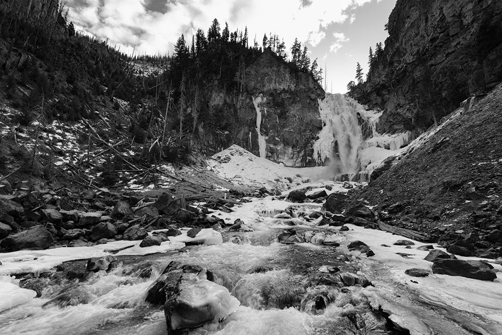Osprey Falls, Yellowstone National Park art print by Jacob W. Frank for $57.95 CAD