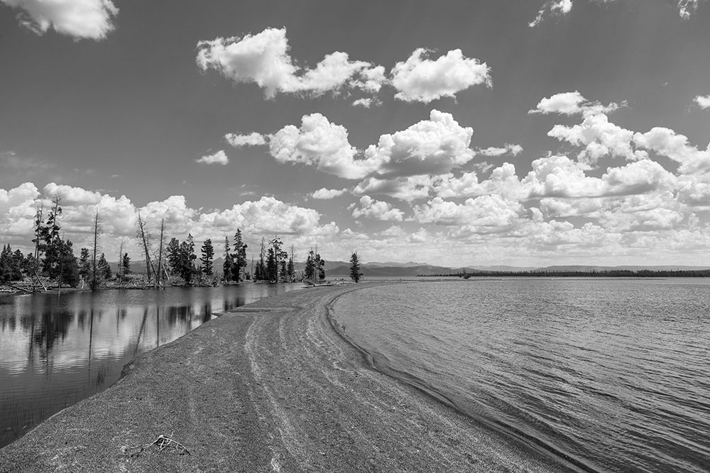 Sand Bar in Wolf Bay, Yellowstone National Park art print by Jacob W. Frank for $57.95 CAD