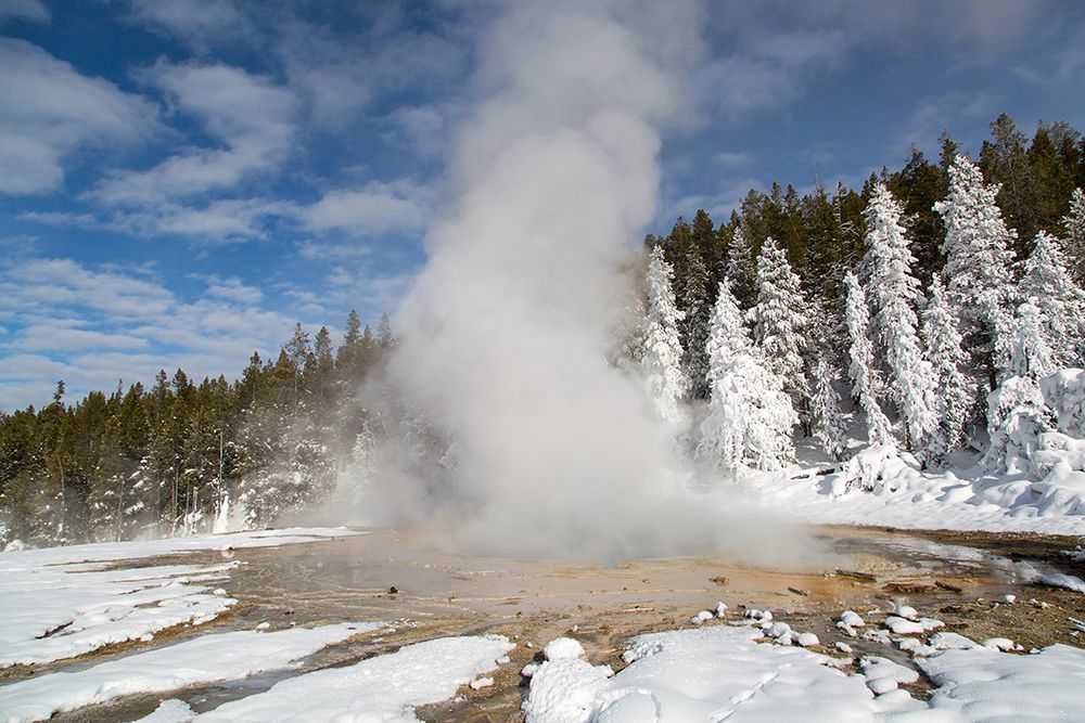 Solitary Geyser between Eruptions, Yellowstone National Park art print by The Yellowstone Collection for $57.95 CAD