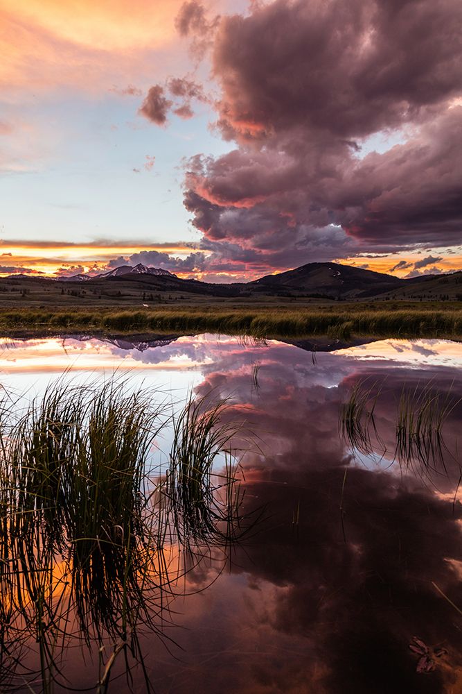 Sunset over Electric Peak, Yellowstone National Park art print by The Yellowstone Collection for $57.95 CAD