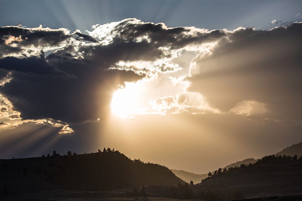 Sunset, Lamar Valley, Yellowstone National Park art print by The Yellowstone Collection for $57.95 CAD