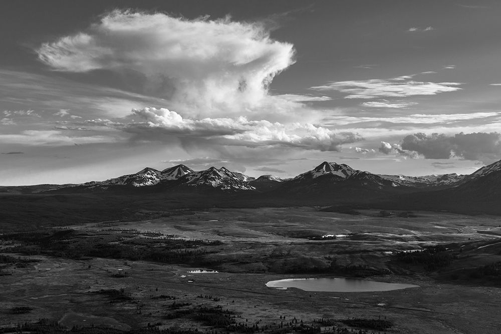 Swan Lake from Bunsen Peak Summit, Yellowstone National Park art print by Jacob W. Frank for $57.95 CAD