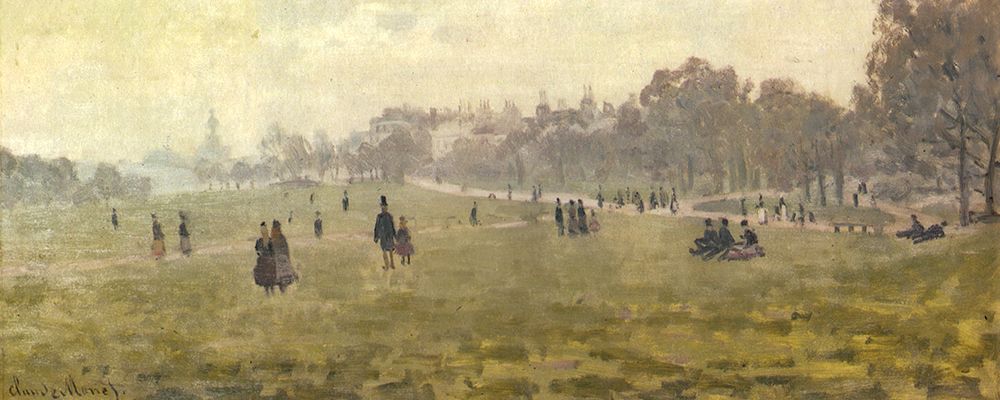Green Park 1870 art print by Claude Monet for $57.95 CAD