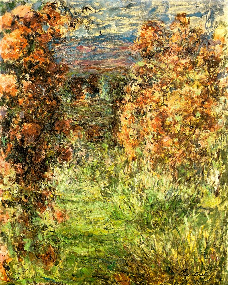 House from the Rose Garden 1920 art print by Claude Monet for $57.95 CAD