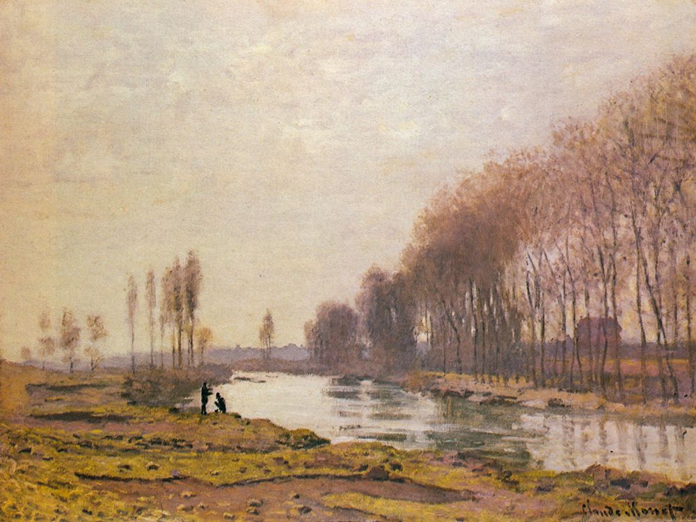 Petit Bras of the Seine 1872 art print by Claude Monet for $57.95 CAD