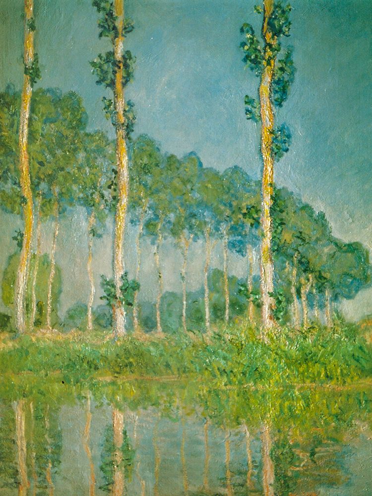 Pink Poplars 1891 art print by Claude Monet for $57.95 CAD