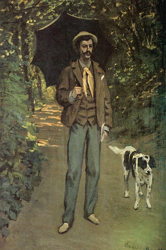 Portrait of a Man 1865 art print by Claude Monet for $57.95 CAD