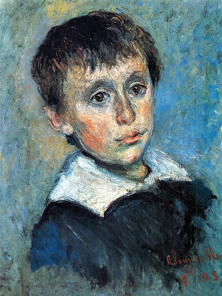 Portrait of Jean Monet 1880 art print by Claude Monet for $57.95 CAD