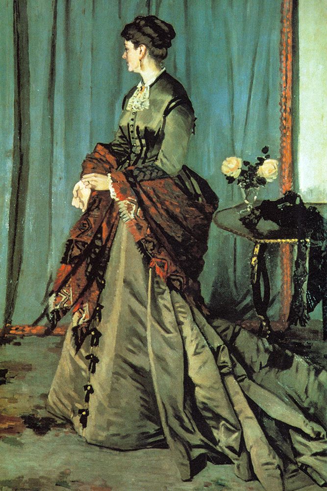 Portrait of Mme Gaudibert 1868 art print by Claude Monet for $57.95 CAD