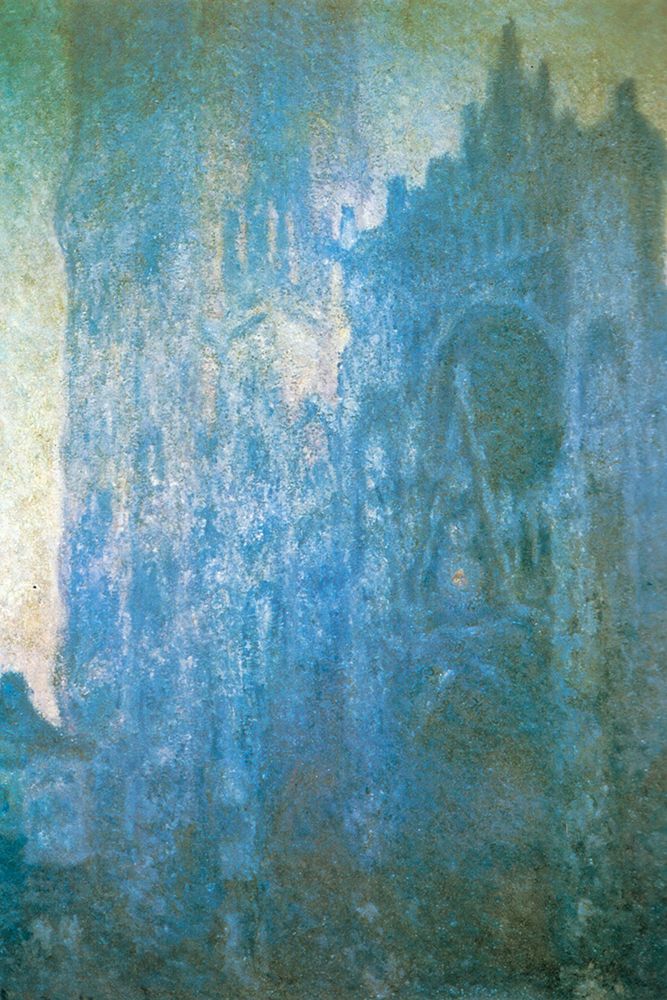 Rouen Cathedral in the morning 1894 art print by Claude Monet for $57.95 CAD