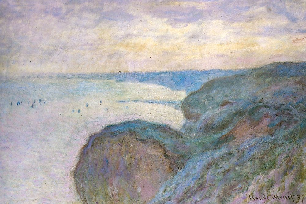 Steep cliffs 1897 art print by Claude Monet for $57.95 CAD