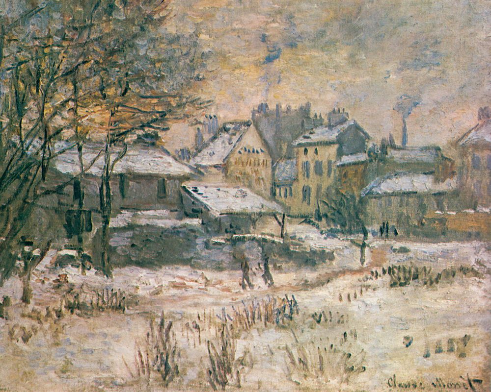 The Croix Blanche 1875 art print by Claude Monet for $57.95 CAD