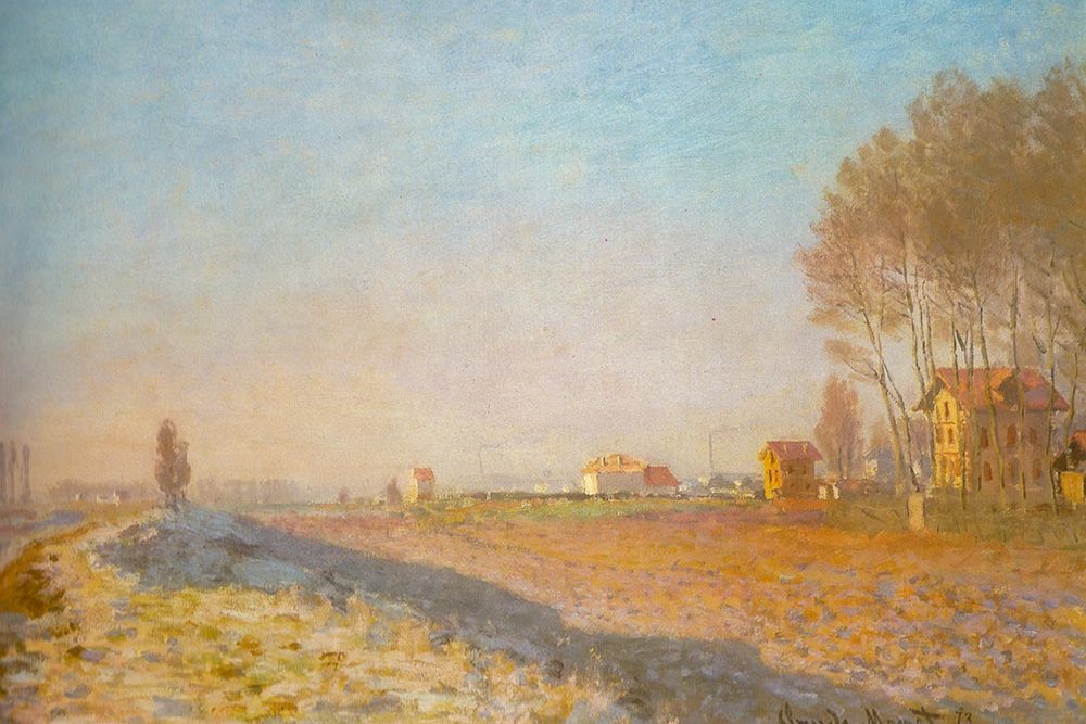 The Plaine des Colombes 1873 art print by Claude Monet for $57.95 CAD