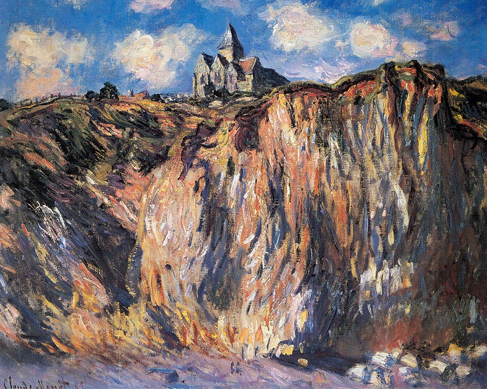 Varengeville Church 1882 art print by Claude Monet for $57.95 CAD