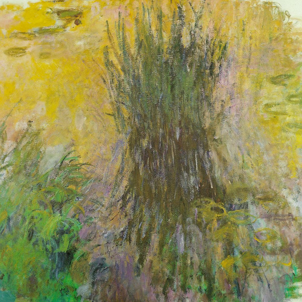 Water-lilies-bullrushes 1920 art print by Claude Monet for $57.95 CAD