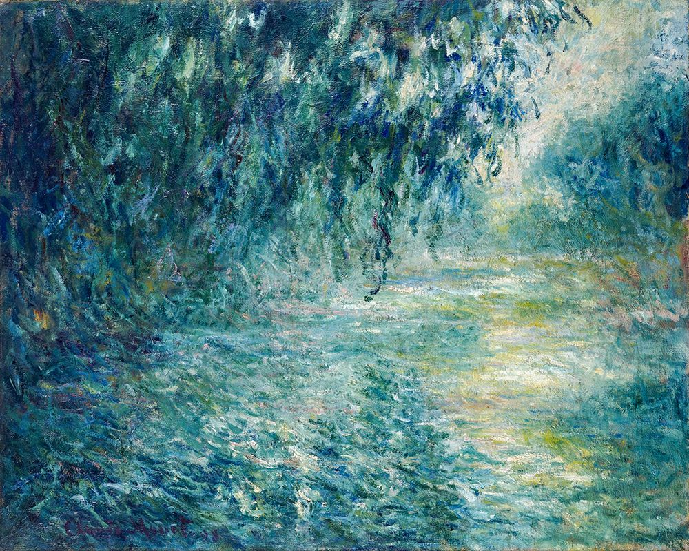 Morning on the Seine 1898 art print by Claude Monet for $57.95 CAD