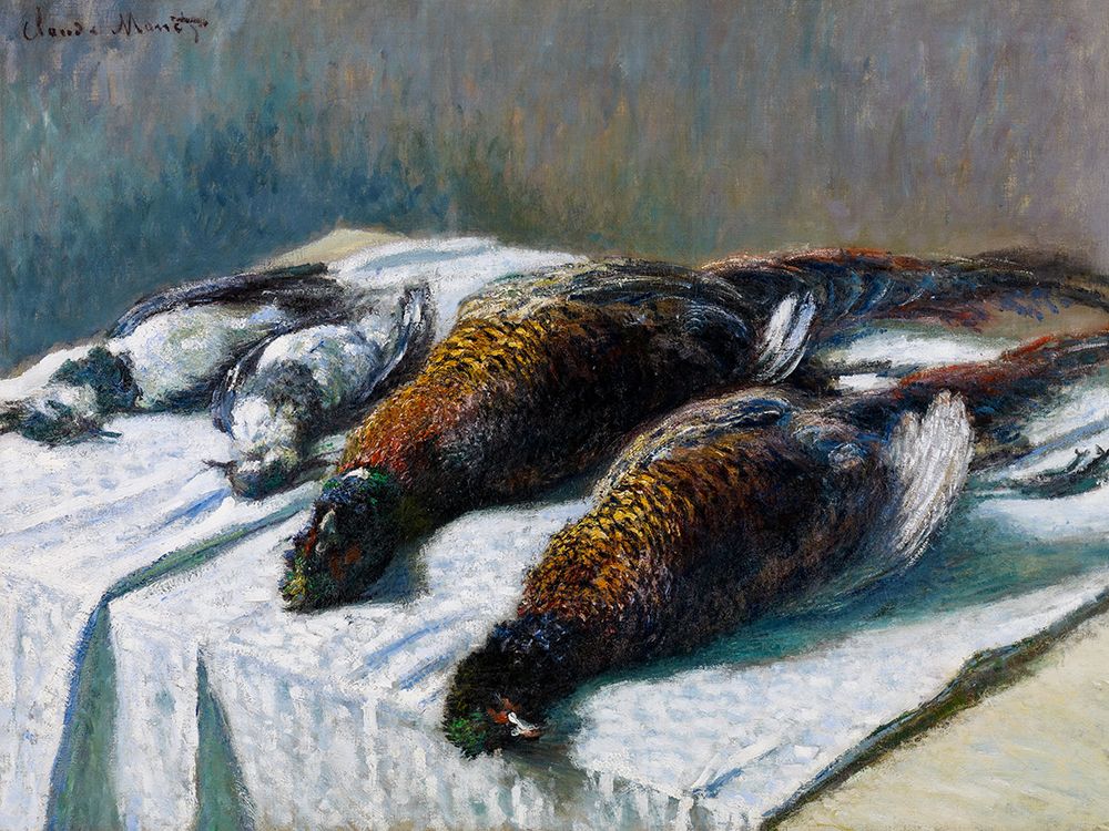 Still Life with Pheasants and Plovers 1879 art print by Claude Monet for $57.95 CAD