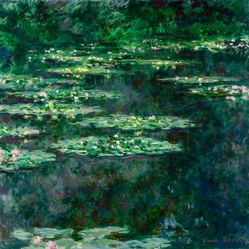 Waterlilies 1904 art print by Claude Monet for $57.95 CAD