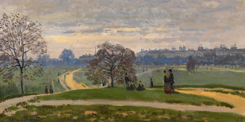 Hyde Park-London 1871 art print by Claude Monet for $57.95 CAD