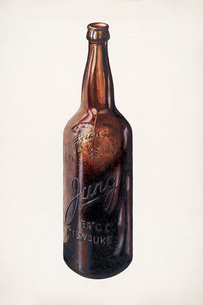 Beer Bottle 1940 art print by Herman O. Stroh for $57.95 CAD