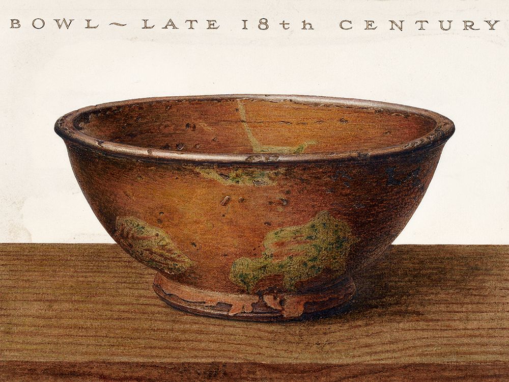 Bowl 1937 art print by John Matulis for $57.95 CAD