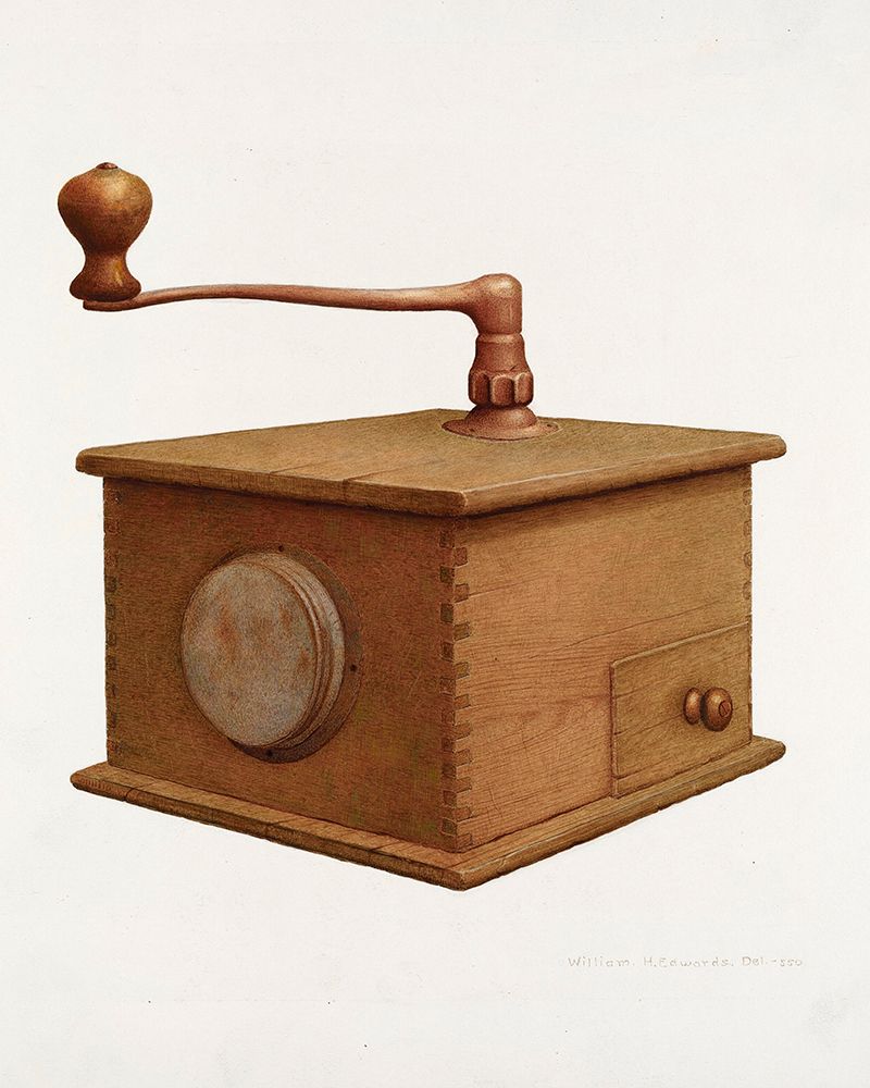 Coffee Grinder 1940 art print by William H. Edwards for $57.95 CAD