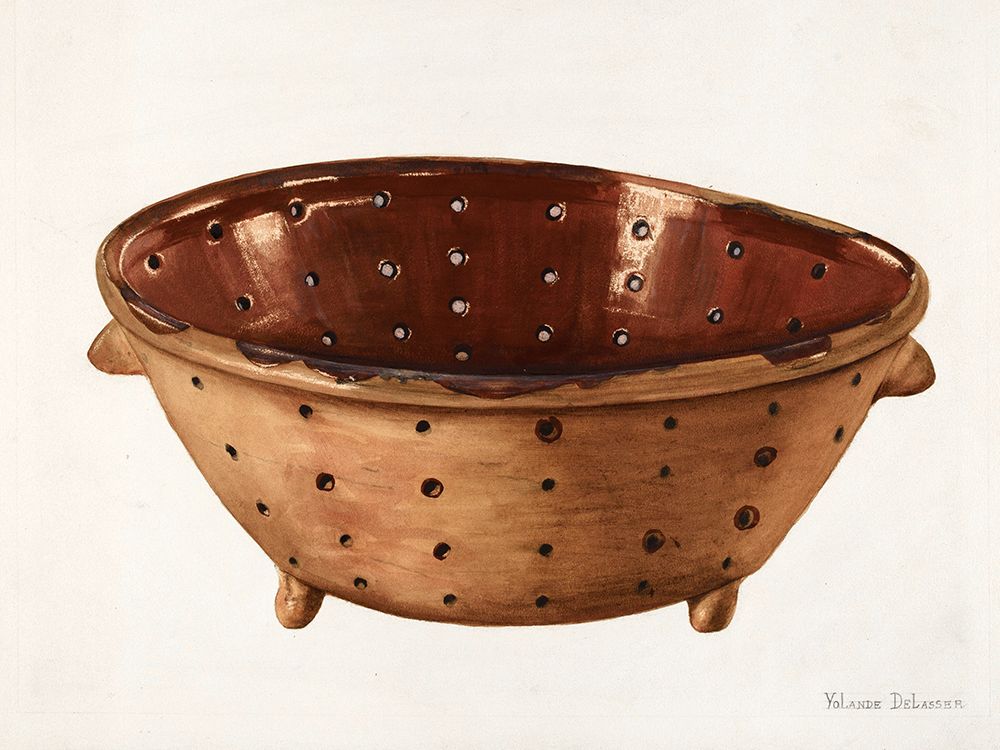 Colander 1936 art print by Yolande Delasser for $57.95 CAD