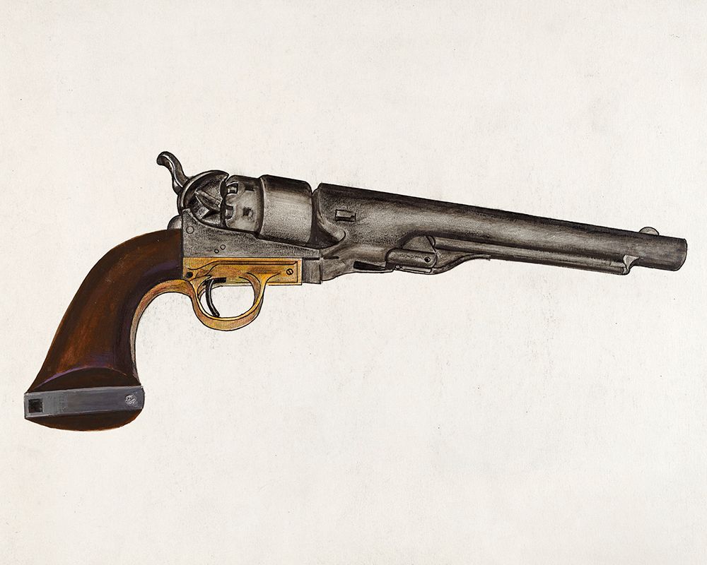 Colt Revolver 1936 art print by Bernard Krieger for $57.95 CAD