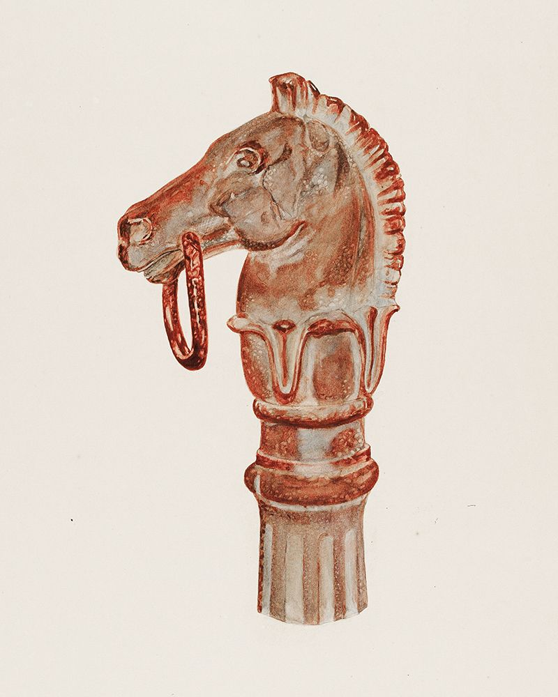 Hitching Post 1940 art print by Gerard Barnett for $57.95 CAD