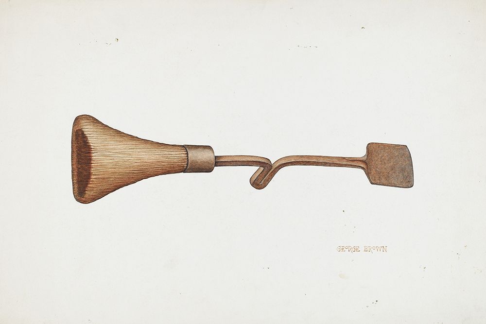Horse Shoers Knife 1940 art print by George C. Brown for $57.95 CAD