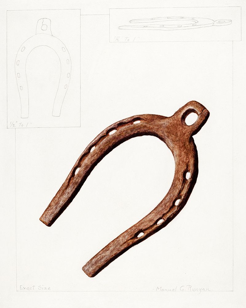 Mule Shoe 1937 art print by Manuel G. Runyan for $57.95 CAD