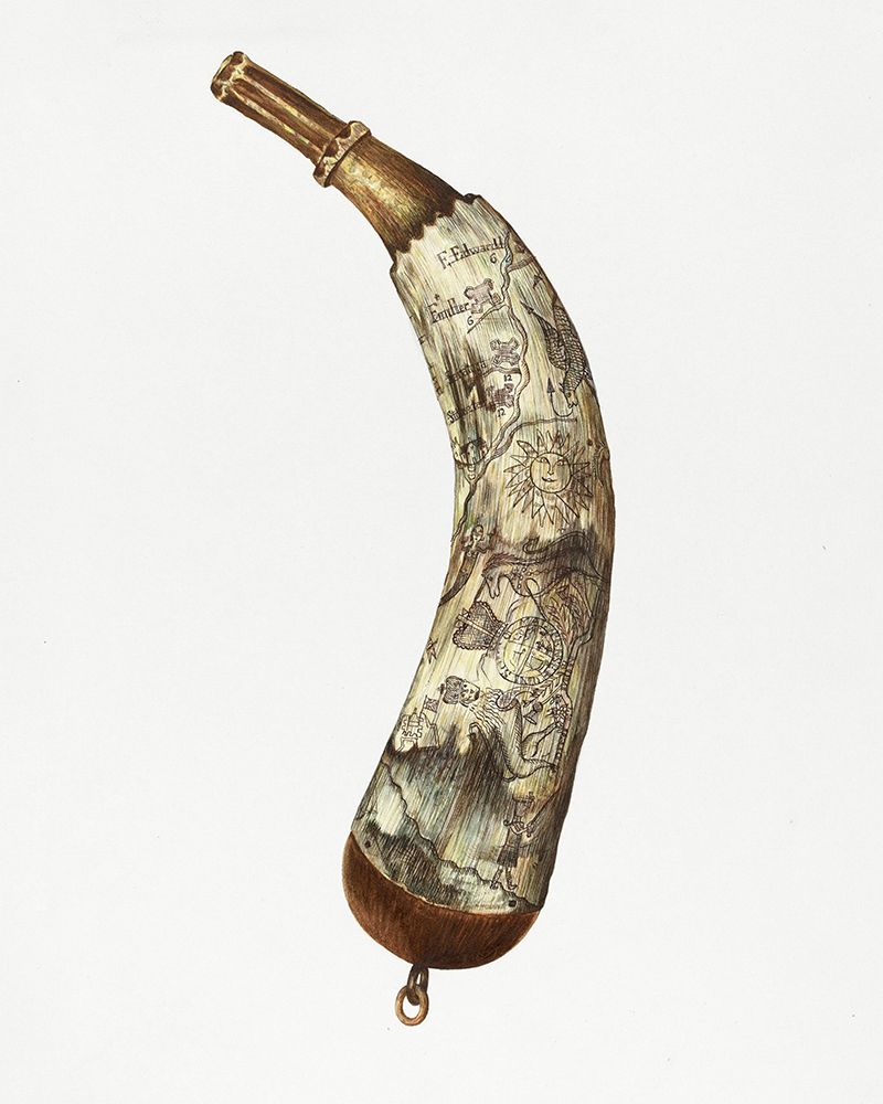 Powder Horn 1940 art print by Edith Towner for $57.95 CAD