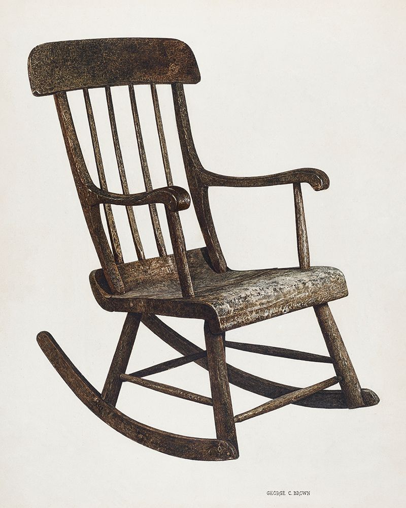 Rocker 1940 art print by George C. Brown for $57.95 CAD