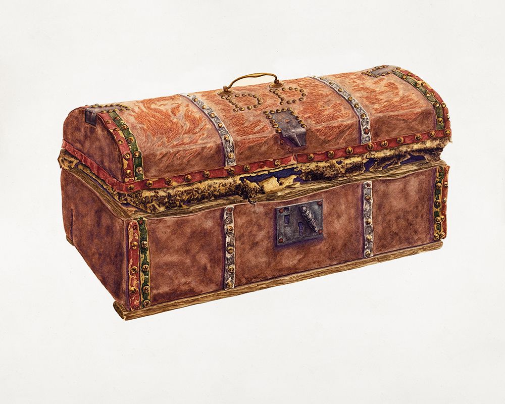 Skin Covered Trunk 1939 art print by Russell Madole for $57.95 CAD