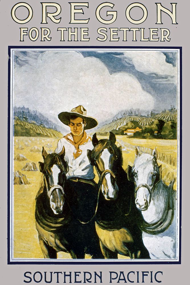 Southern Pacific Settler Brochure art print by Vintage Drawings for $57.95 CAD