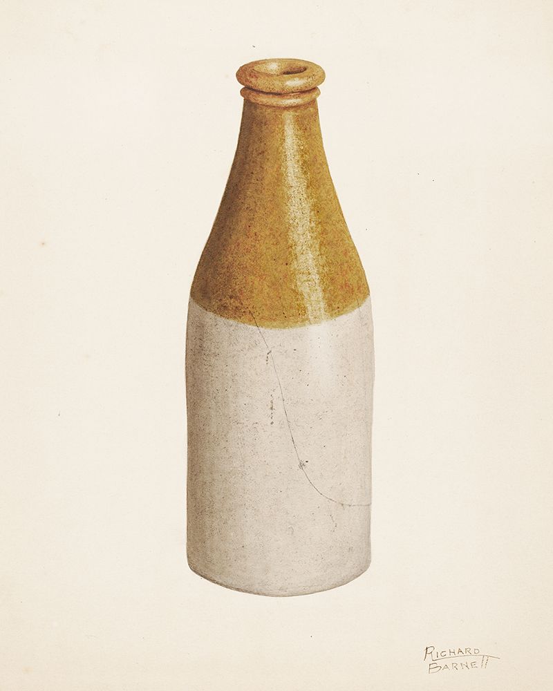 Stoneware Ink Bottle art print by Richard Barnett for $57.95 CAD