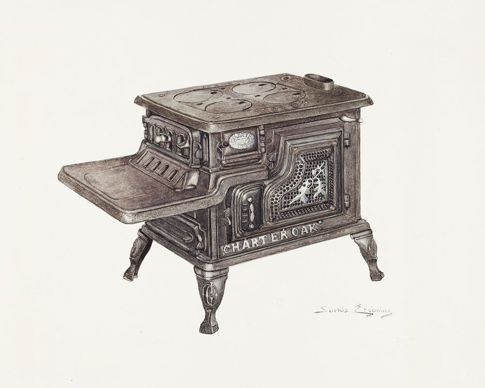 Stove 1940 art print by Sarkis Erganian for $57.95 CAD