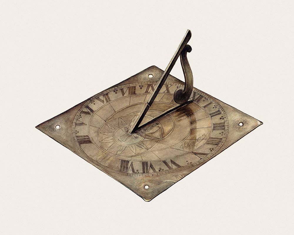 Sun Dial 1938 art print by Michael Chomyk for $57.95 CAD