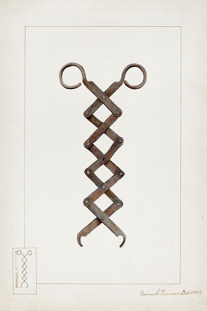 Tongs 1937 art print by Samuel Fineman for $57.95 CAD