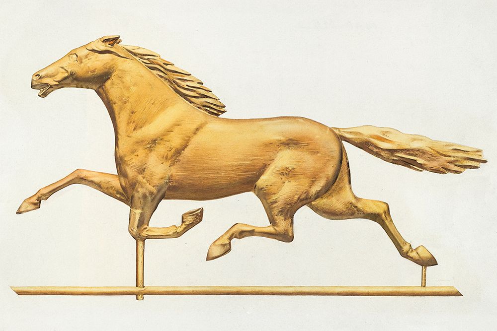 Weather Vane 1939 art print by Joseph Goldberg for $57.95 CAD
