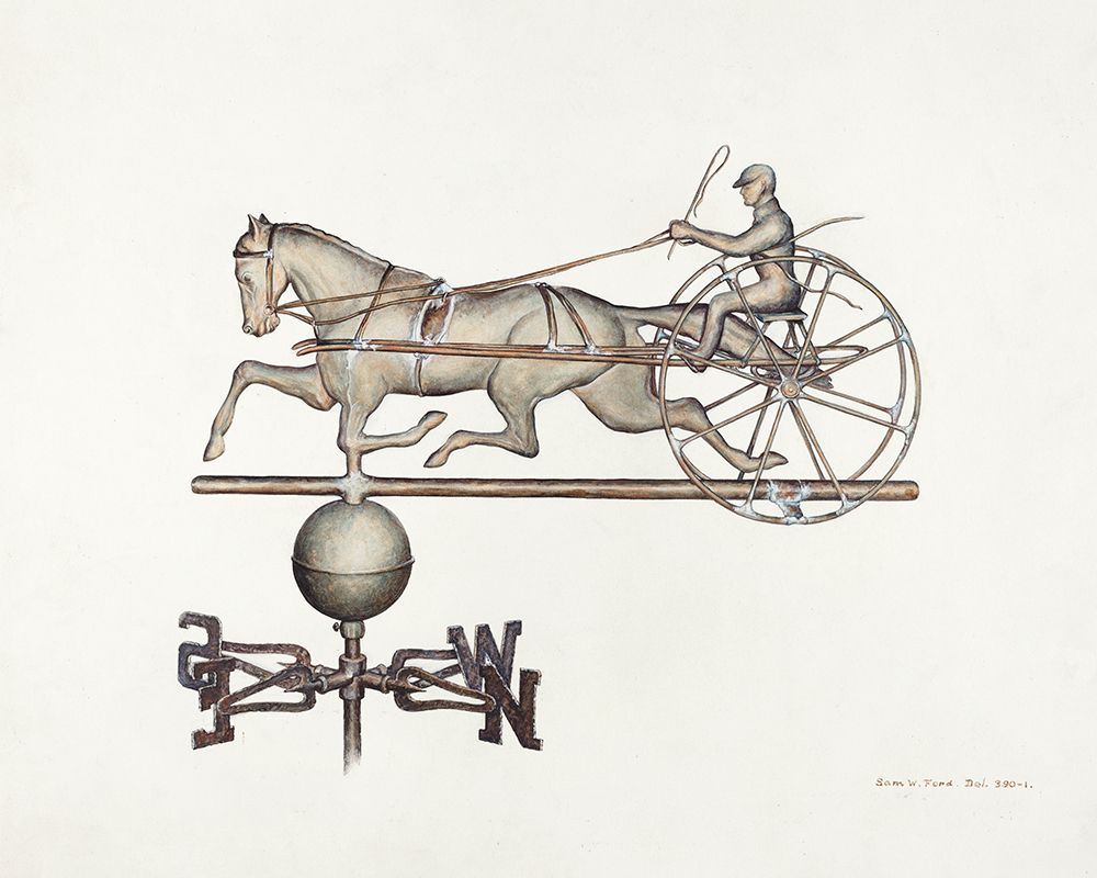 Weather Vane 1939 art print by Samuel W. Ford for $57.95 CAD