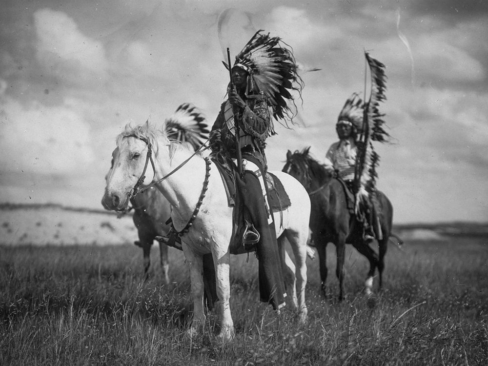 Native Americans on Horses art print by Vintage Photography for $57.95 CAD